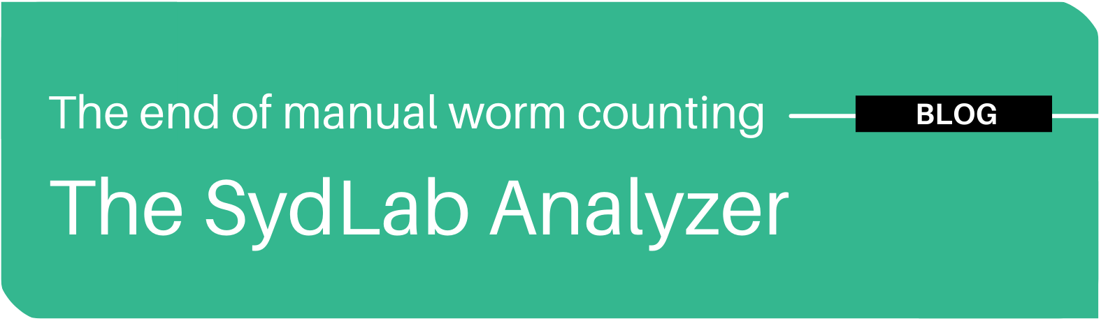 The end of manual worm counting. SydLab Analyzer
