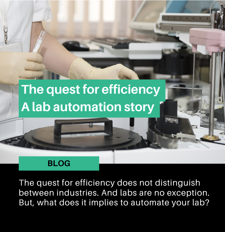 The quest for efficiency. Lab automation