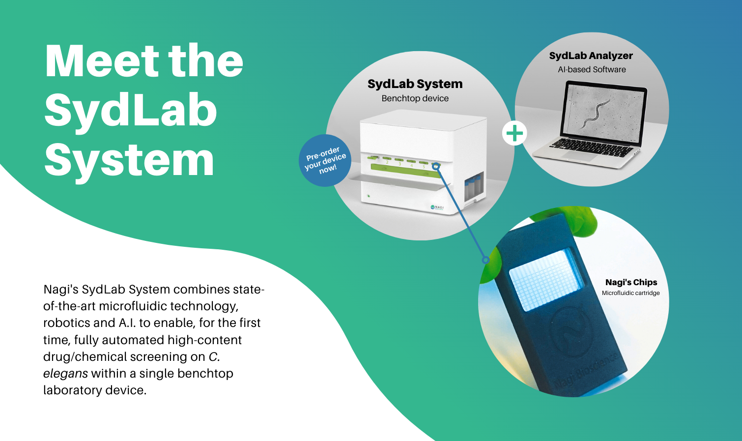 Sydlab System for fully automated drug and chemical screening