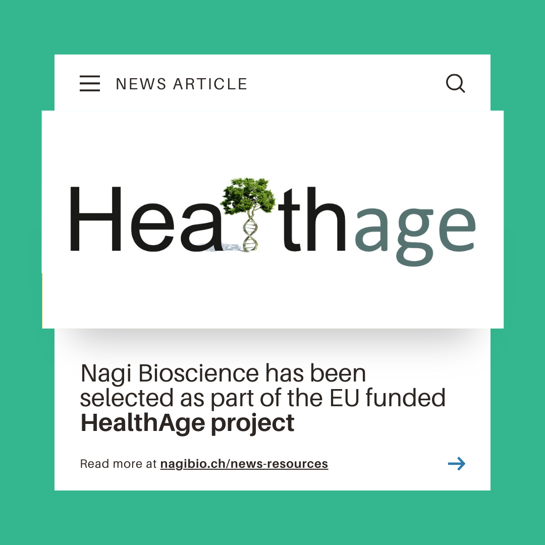 Nagi Bioscience was selected as part of the EU funded “HealthAge” project