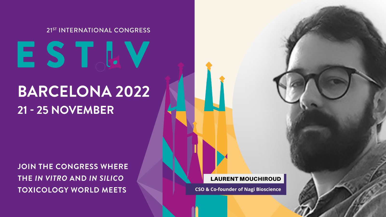 Meet Nagi CSO and co-founder Laurent Mouchiroud Nagi Bioscience at ESTIV 2022