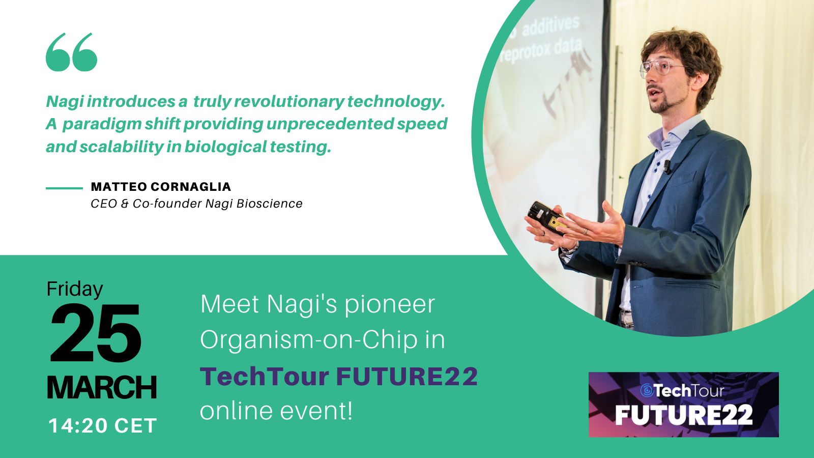Nagi Bioscience at TechTour Future22