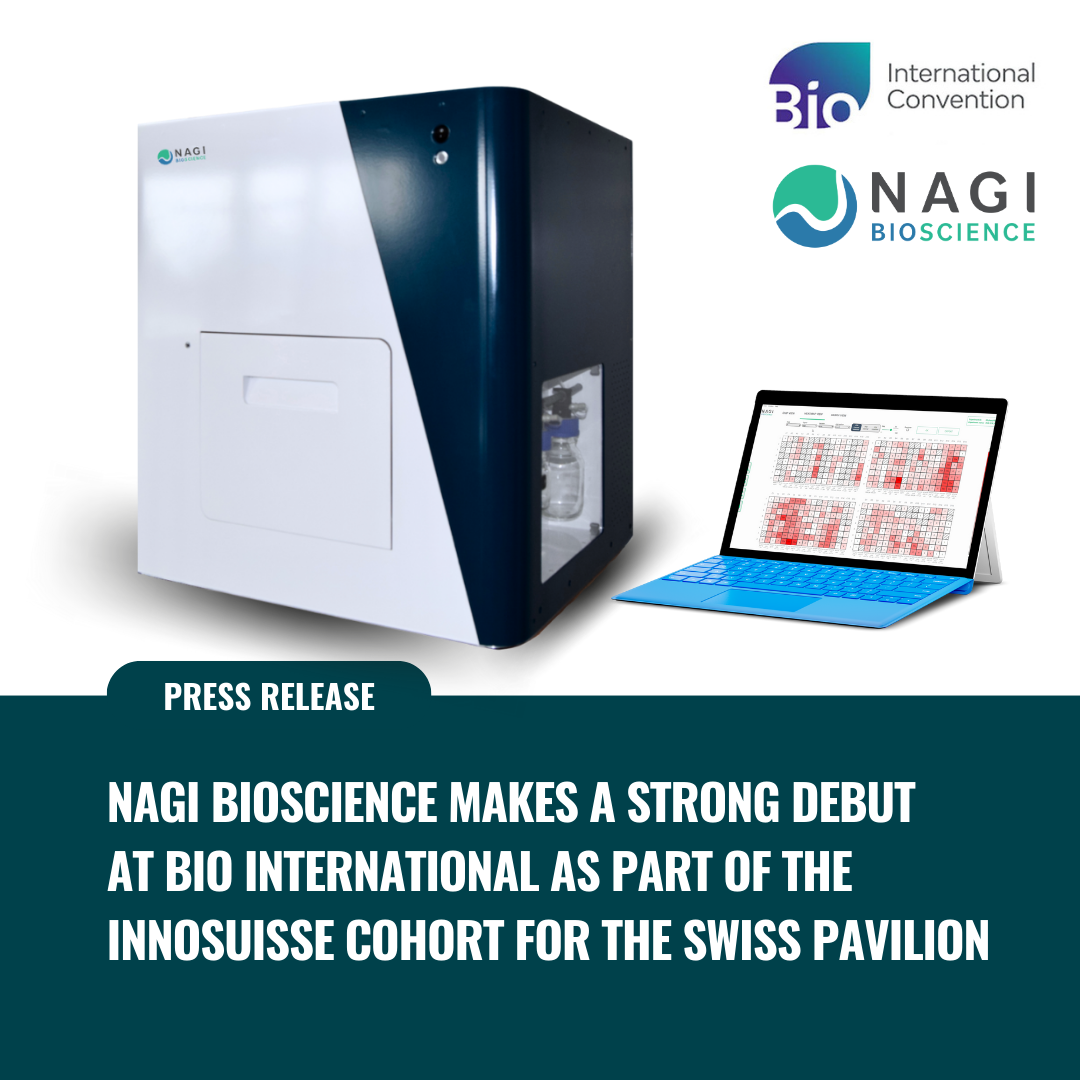 Nagi Bioscience makes a strong debut at BIO International as part of the Innosuisse cohort for the Swiss Pavilion