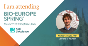 Bio-Europe Spring 2025 Nagi Bioscience Matteo Cornaglia in vivo testing in vitro scale