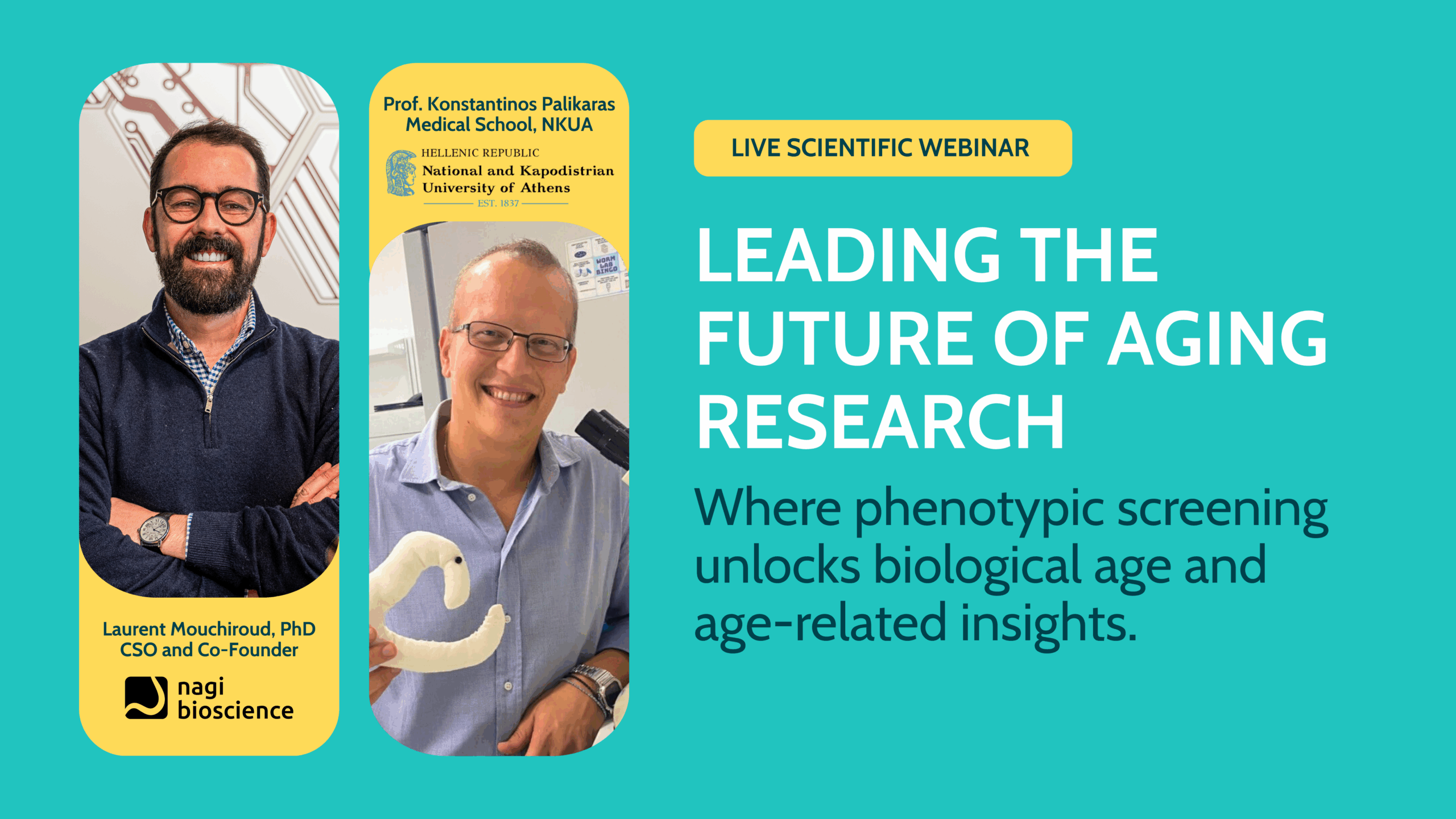 Live Scientific Webinar: Leading the future of aging research
