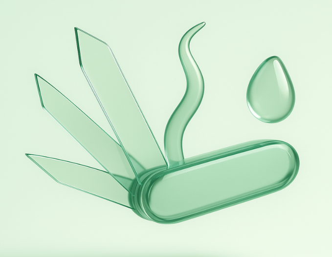 Microscopic illustration of C. elegans model organism, symbolizing Nagi Bioscience’s automated in vivo platform for aging and longevity research as a Swiss knife for researchers.