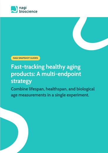 Snapshot guide on fast-tracking healthy aging products through multi-endpoint strategies measuring lifespan, healthspan, and biological age. Including data on Metformin.