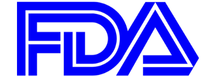 FDA logo linking to an article endorsing C. elegans as a validated New Approach Method (NAM) for toxicity testing.
