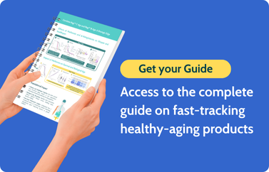 Guide to fast-tracking healthy aging products using validated nutritional science and biological age data